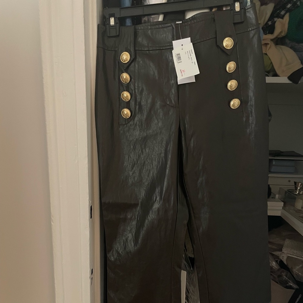 Derek lam vegan leather pants